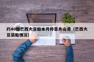 约40艘巴西大豆船本月停靠舟山港（巴西大豆装船情况）