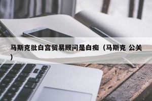 马斯克批白宫贸易顾问是白痴（马斯克 公关）