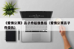 《爱情公寓》吕子乔超强售后（爱情公寓吕子乔受伤）
